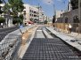 Jerusalem Light Rail Construction Photos